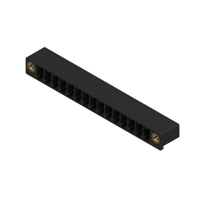 1037140000 - 15-Pole PCB Connector 3.81mm Pitch, 270° Elbow, Black  (Pack of 50)