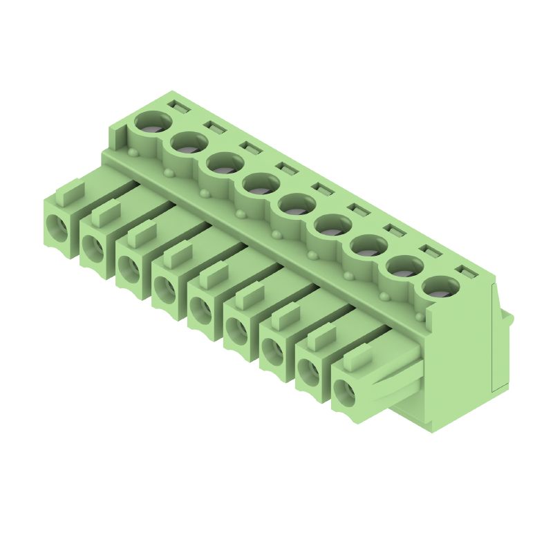 1871380000 - 3.81 mm Female PCB Connector with 9 Poles and 180° Orientation  (Pack of 50)
