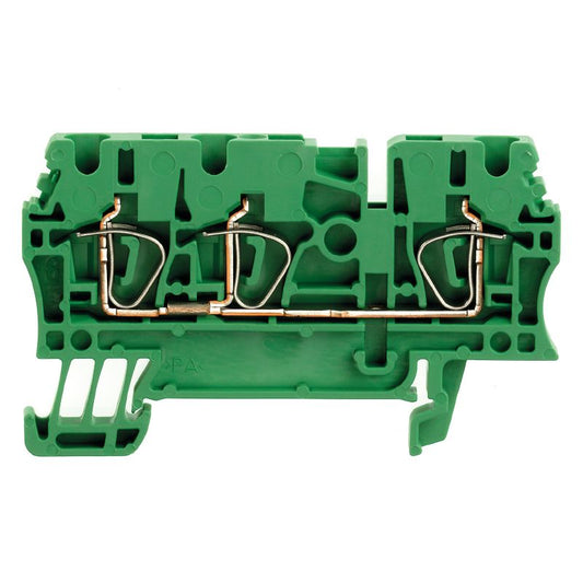 1683360000 - Green 2.5 mm² Feed-Through Terminal, 800V, 24A  (Pack of 100)
