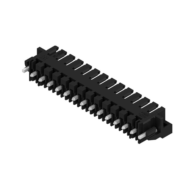 1291420000 - 13-Pole 180° Black PCB Connector with 1.5mm Solder Pins  (Pack of 50)