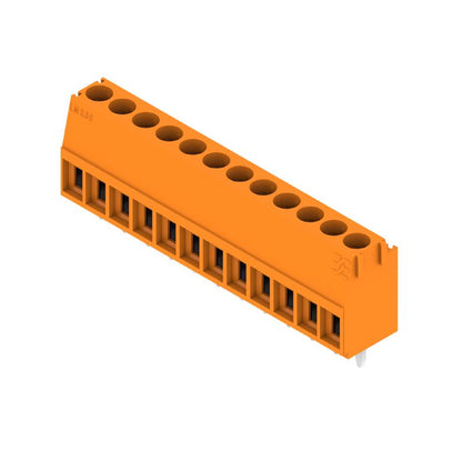 1845110000 - 3.5mm 12-Pole Orange PCB Terminal with 90° Angle  (Pack of 42)