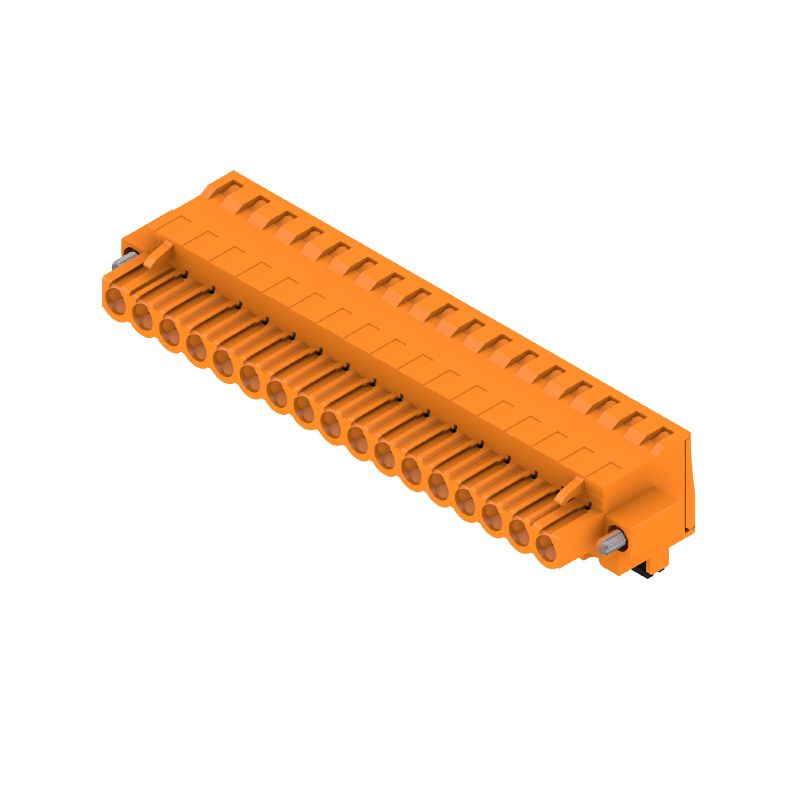 1983040000 - 17-Pole 5.08mm Connector with 270° Angle, Push-In Design  (Pack of 18)