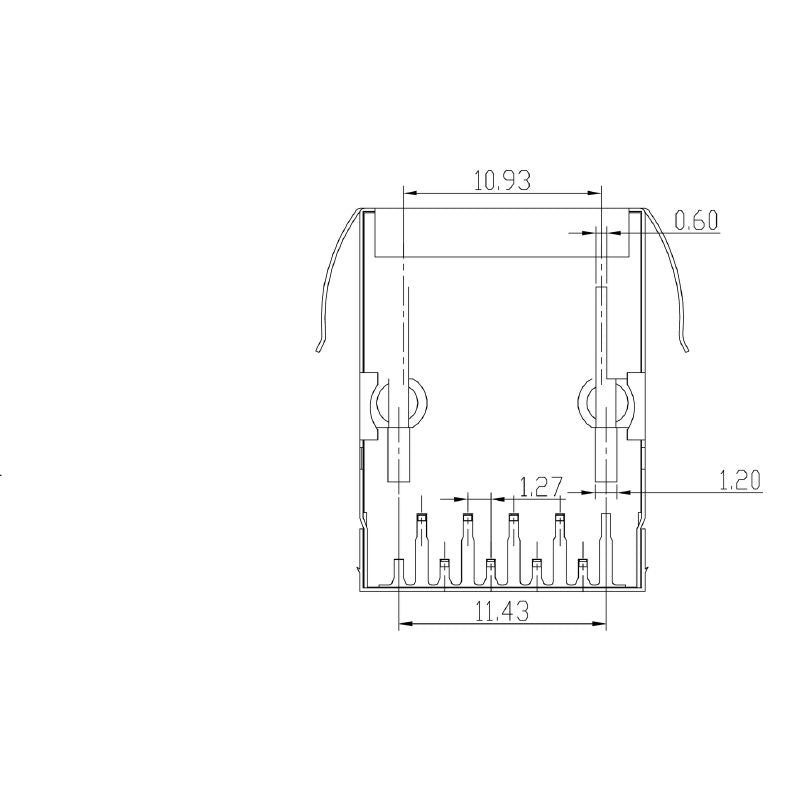 2562900000 - OMNIMATE 90° RJ45 Modular Jack for PCB Connection  (Pack of 120)