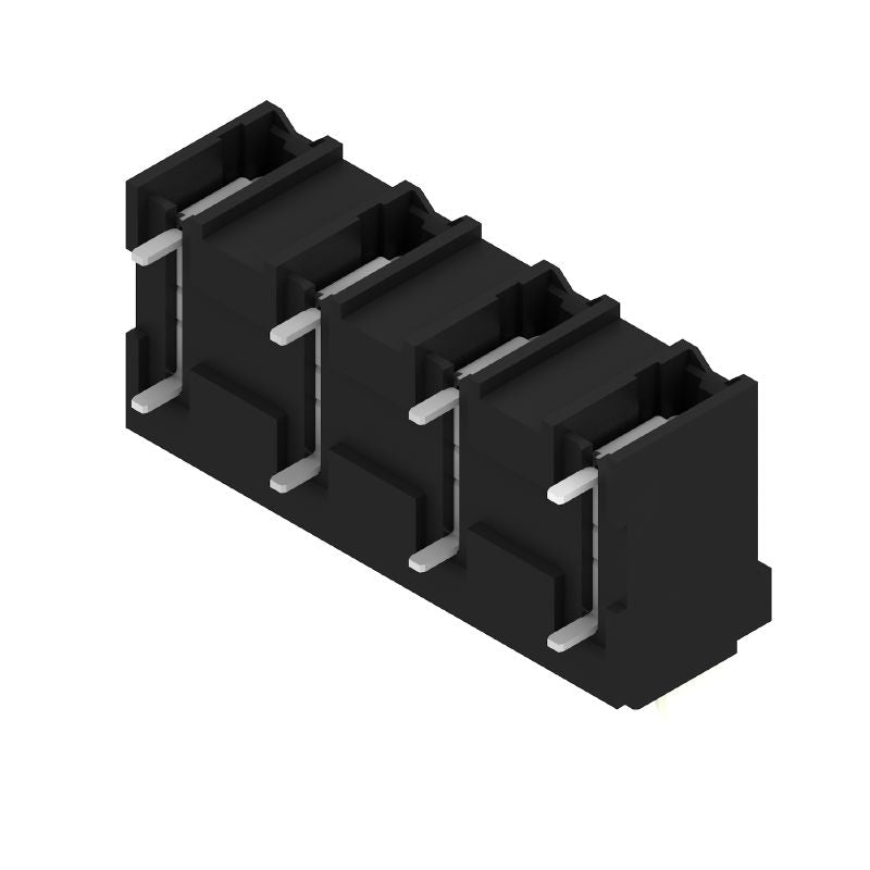 1874480000 - 4-Pole Black PCB Terminal, 90° Angle, 1.5mm Push-In Connection  (Pack of 265)