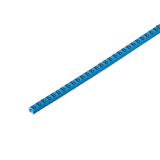 1568241521 - Blue Cable Marker Reel for 1.3-3mm Wires, 500 pcs  (Pack of 500)