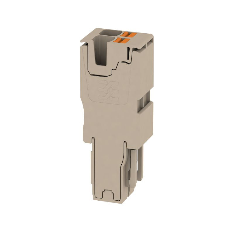 2540470000 - Compact Dark Beige Plug, 800V, 32A, 2 Poles  (Pack of 25)