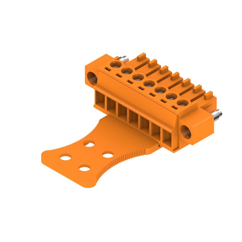 1236570000 - 3.81mm Female PCB Connector with 7 Poles and Clamping Yoke  (Pack of 50)