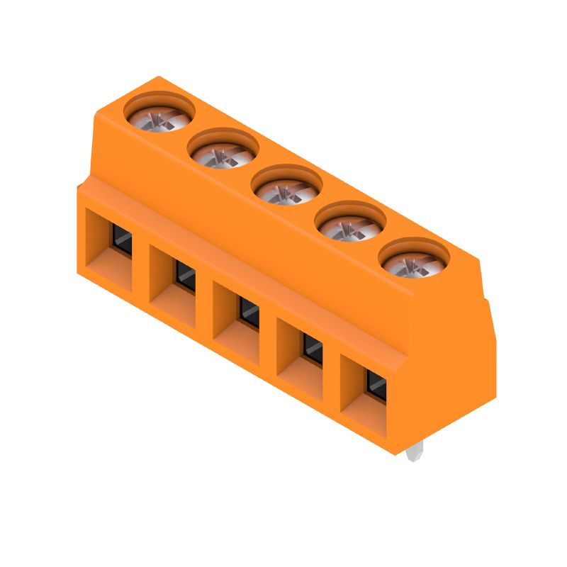 1912560000 - 5-Pole 5.08mm PCB Terminal, 3.5mm Solder Pin, Orange  (Pack of 100)
