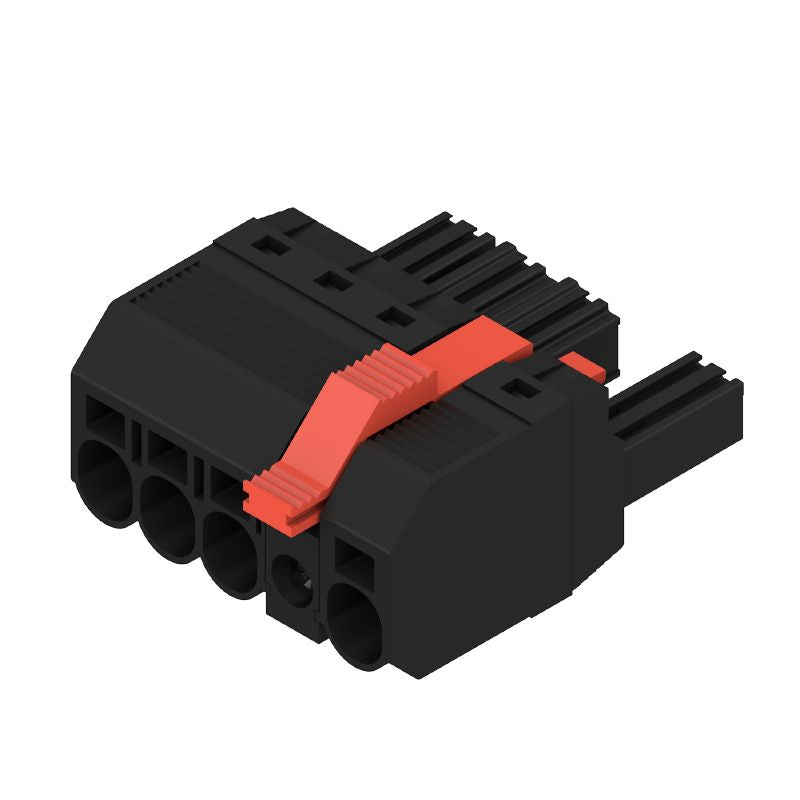 1430110000 - 7.62mm Female PCB Connector with 4 Poles, PUSH IN Design  (Pack of 40)