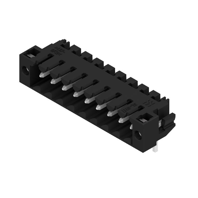 1841930000 - 3.50mm THT Male PCB Connector, 9 Poles, 90° Angle, Black  (Pack of 48)