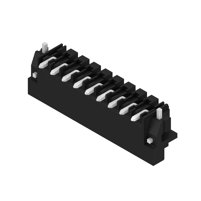 1000650000 - 3.50mm Male Header Connector with 9 Poles and Clip-On Flange  (Pack of 50)