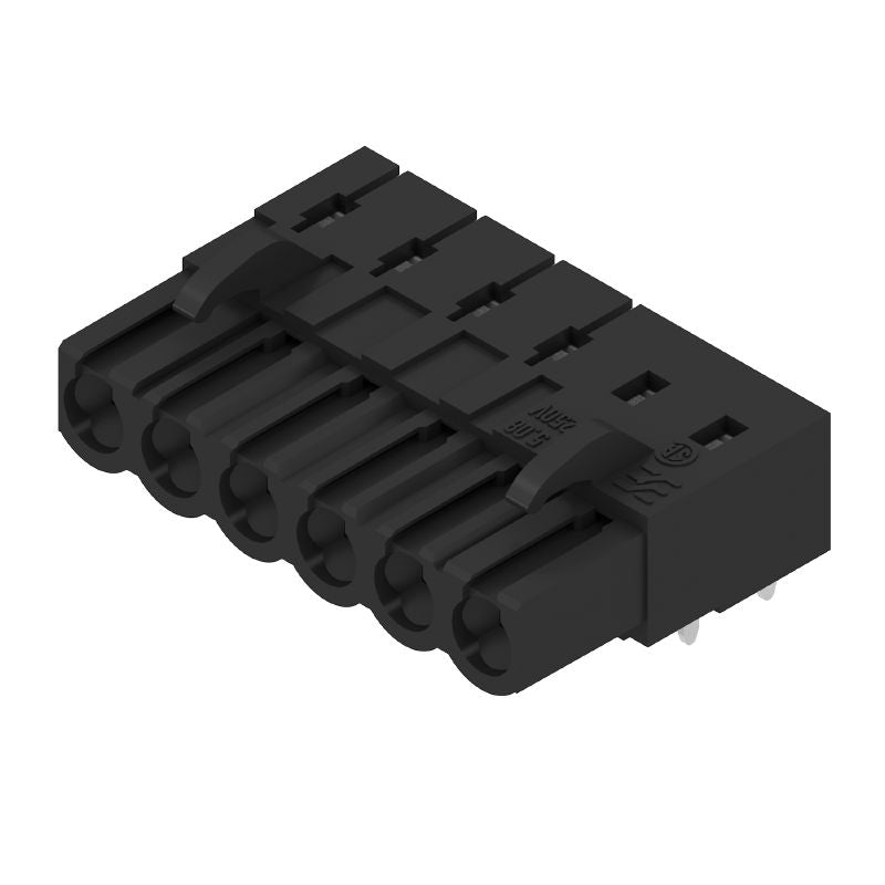 1968650000 - 5.08mm THT Female Header Connector with 6 Poles, Black  (Pack of 60)