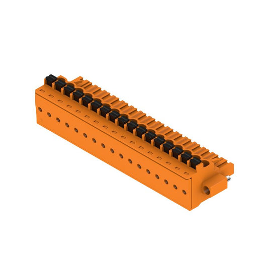 1002240000 - 17-Pole 5.08mm PCB Connector, Push-In, 90° Angle  (Pack of 18)