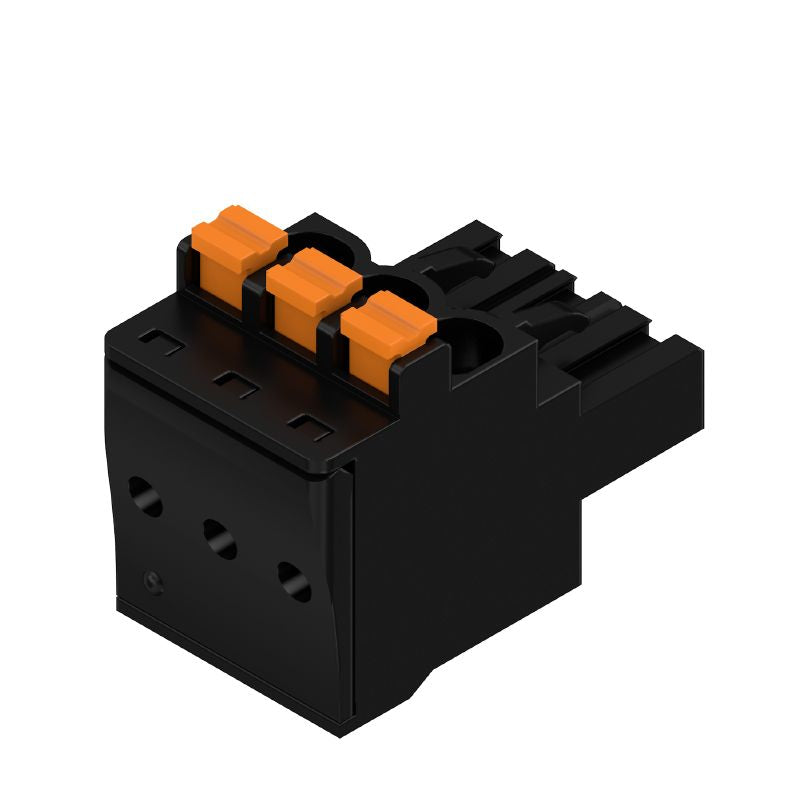 1000040001 - 5.08mm 3-Pole PCB Connector with 90-Degree Push-In  (Pack of 120)