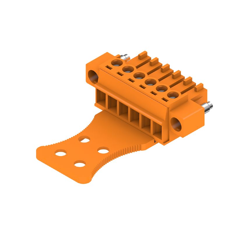 1236540000 - 3.81mm 6-Pole PCB Connector with Clamping Yoke  (Pack of 50)