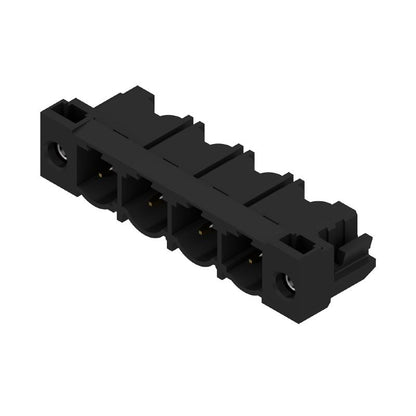 1901440000 - 7.62mm Male Header PCB Connector, Black, 4 Poles, 90° Angle  (Pack of 42)