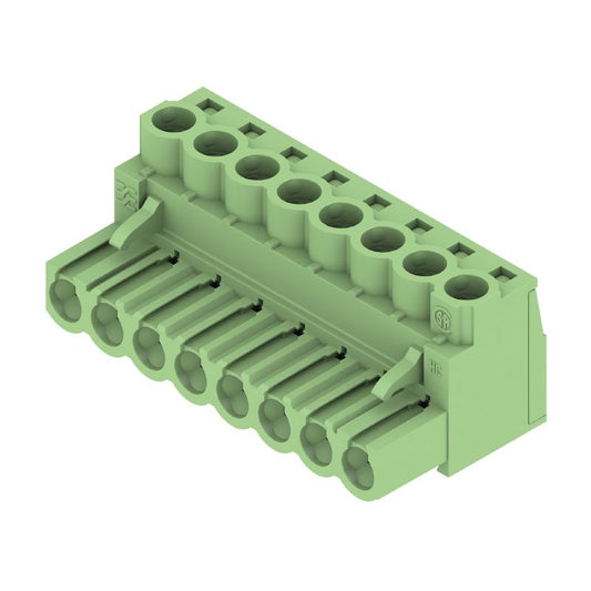 1205030000 - 5mm Pitch Female Plug Connector, 8 Poles, 180° Orientation  (Pack of 42)