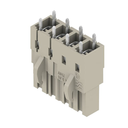 1687580000 - 5.08mm 4-Pole Female Connector, Closed Side, Pebble Grey  (Pack of 90)