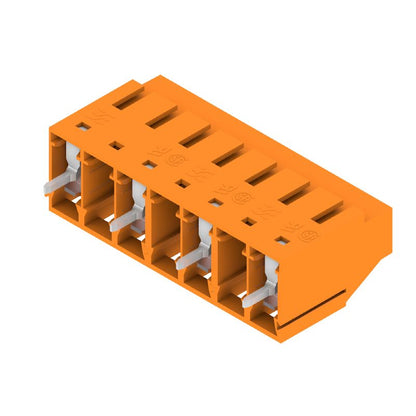 2613380000 - 10.16mm PCB Terminals with 4 Poles, 90° Angle, Orange Box  (Pack of 50)