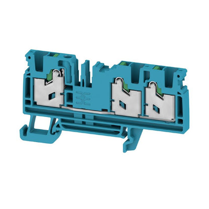 2874850000 - Compact 4mm² Terminal Block, Blue, 32A, 41.5mm Deep  (Pack of 50)