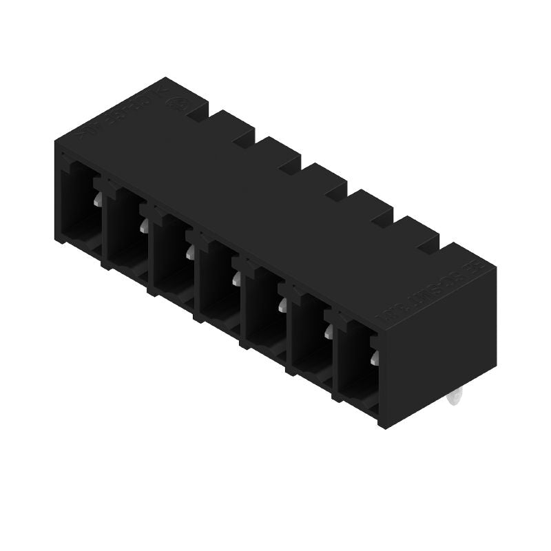 1862520000 - 3.81mm 7-Pole Male Header Connector, Black Tinned Pins  (Pack of 50)