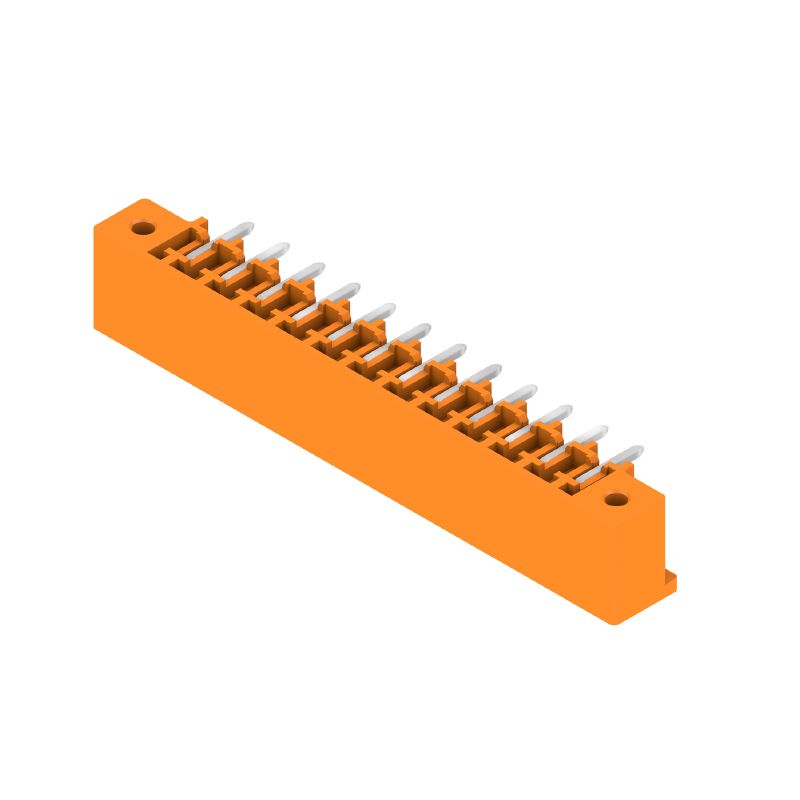 1038160000 - 3.81mm 12-Pole PCB Connector with 270° Elbow, Orange   (Pack of 50)