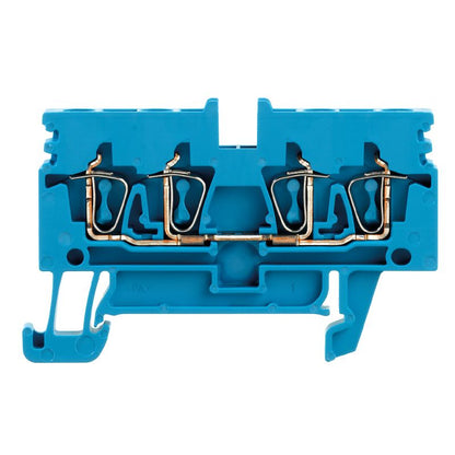 1933750000 - Blue Terminal Feed-Through, 2.5mm², 24A, for TS 35 Rail  (Pack of 50)