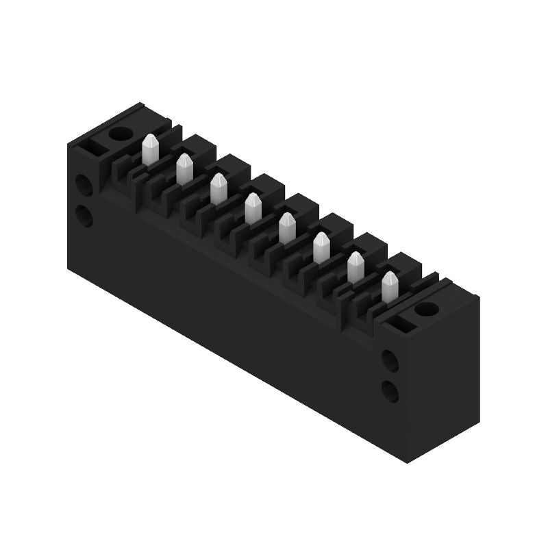 1761022001 - 8-Pin 3.50mm Male PCB Connector with Flange, 180° Angle  (Pack of 48)