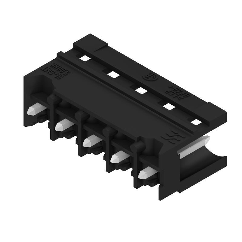 1797830000 - 5-Pole PCB Connector, 5mm Pitch, 180° Solder Header, Black  (Pack of 250)