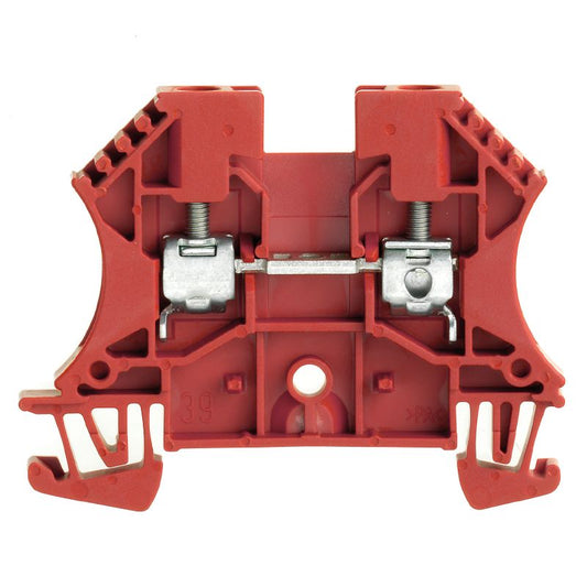 1020140000 - Red Feed-Through Terminal Block, 4mm², 32A, 800V  (Pack of 100)