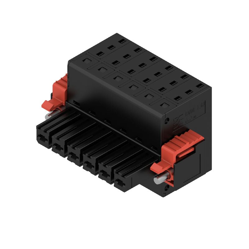 2720520000 - 7.62mm Female PCB Connector with Tension Clamp, 6 Poles  (Pack of 15)