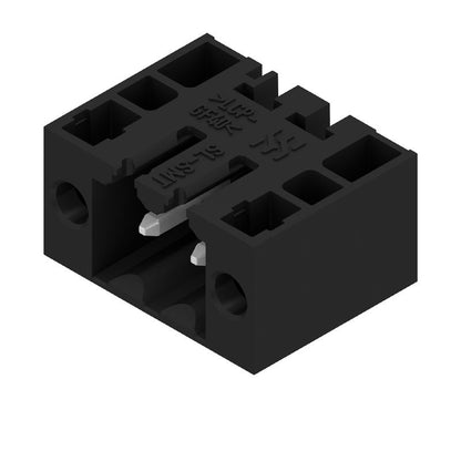 1842080000 - 3.5mm 2-Pole Male PCB Connector, 90° Angle, Black Finish  (Pack of 132)