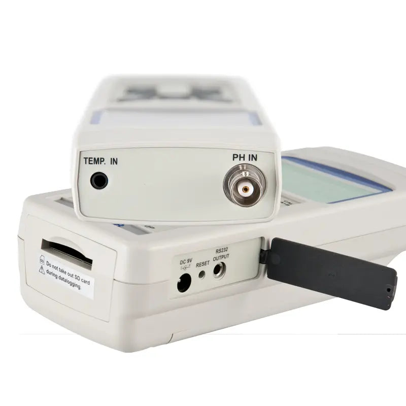 PCE-228S - Handheld Soil pH Meter with SD Card & Easy Read Display