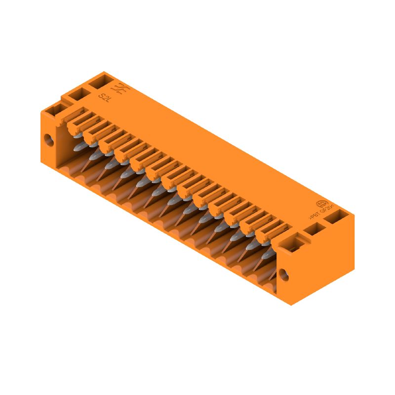 1728580000 - 3.5mm 28-Pole THT Male Header Connector with Flange Design  (Pack of 30)