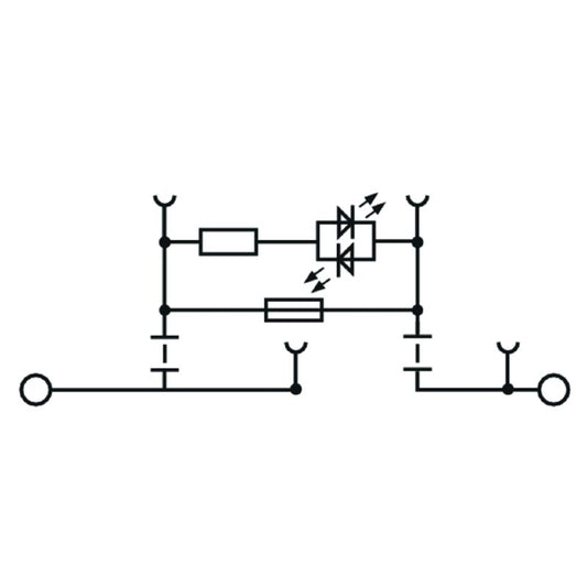 1616470000 - 2.5mm² Dark Beige Fuse Terminal with Tension-Clamp  (Pack of 10)
