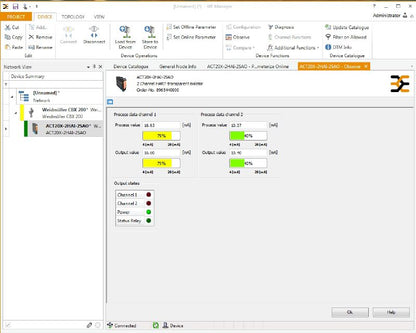 8965440000 - Dual-Channel HART Isolator for Ex-Zone 0, High Reliability