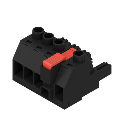 2729920000 - 10.16mm Pitch PCB Connector, 4-Pole Clamping Yoke, 180° Angle  (Pack of 18)