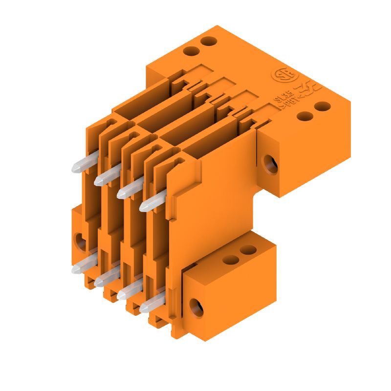 1641250000 - 3.50mm PVC Header Connector, 8 Poles, THT Solder, Orange  (Pack of 50)
