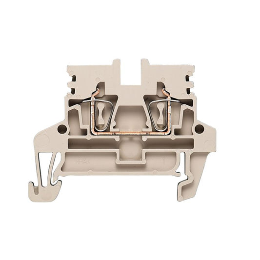 1933700000 - Dark Beige 2.5 mm² Feed-Through Terminal, 800 V, 24 A  (Pack of 50)