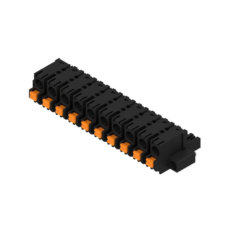 1227540000 - 7.62mm 10-Pole Female PCB Connector with PUSH IN Actuator  (Pack of 18)