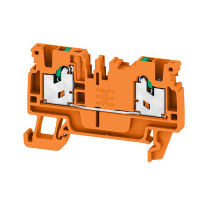 2875120000 - Orange 2.5 mm² Terminal Block, 24 A Capacity  (Pack of 100)