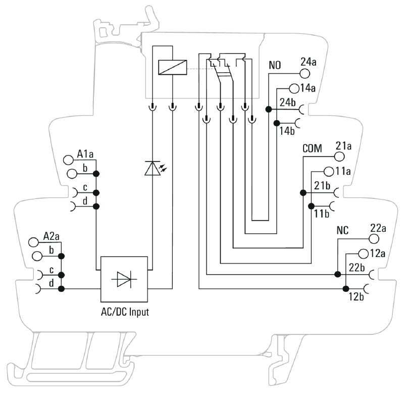 2706430000 - 24V Relay Module with 2 CO Contacts, 6A Capacity  (Pack of 5)