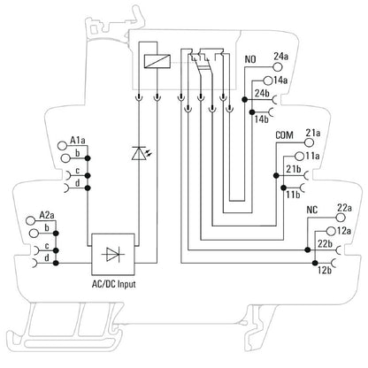 2706430000 - 24V Relay Module with 2 CO Contacts, 6A Capacity  (Pack of 5)