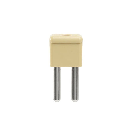 1669280000 - 2-Pole Beige Terminal Plug, 20mm Wide, 57A Rating  (Pack of 20)
