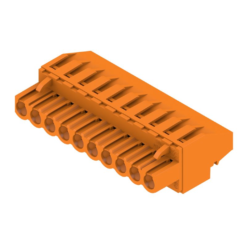 1958790000 - 10-Pole Female Connector for PCB, 270° Clamping Range  (Pack of 36)