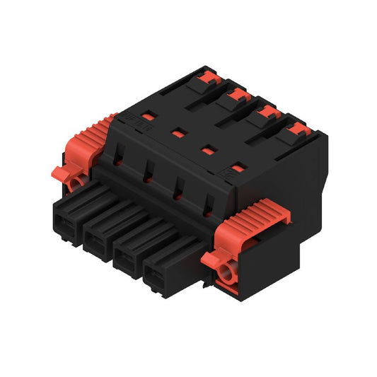 2493320000 - 10.16mm Female PCB Connector with 4 Poles and 180° Outlet  (Pack of 20)