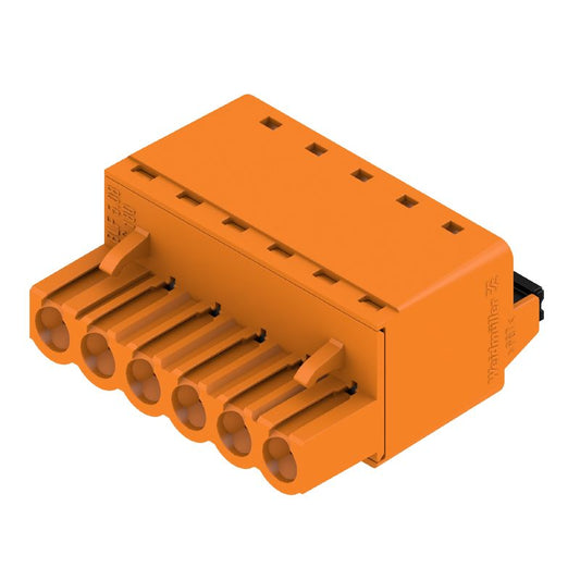 1390740000 - 5.08mm 6-Pole Female PCB Connector with Push-In Method  (Pack of 60)