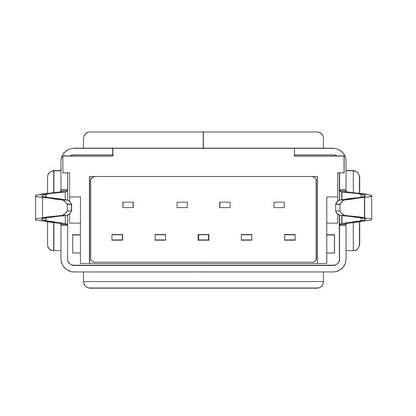 1549730000 - 5 Gbps USB 3.0 PCB Connector with 8 Poles  (Pack of 500)