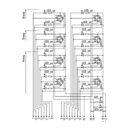 1892100005 - M12 NPN ECO 5-Pole Connection with LED Indicators
