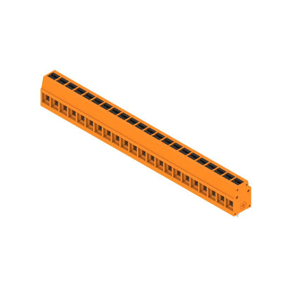 2786750000 - 5mm PCB Terminal, 22 Poles, 90° Angle, Orange PUSH IN Mechanism  (Pack of 34)